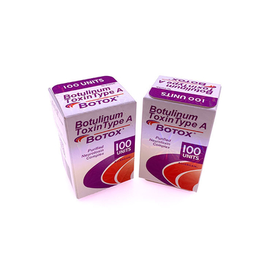Toxine botulinum de  Allergan de retrait fortement efficace de ride dactylographier une unité 100