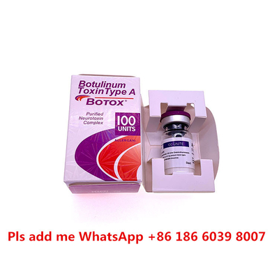 Toxine botulinum 100iu d'Allergan  pour l'anti ride