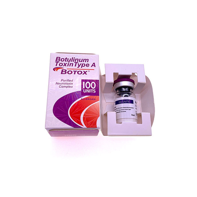 type de 50u 100u 150u une toxine botulinum d'injection d'Allergan  pour l'anti ride