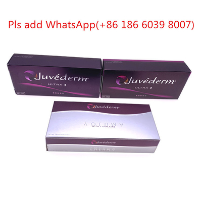 Remplisseur cutané Juvederm Ultra3 Ultra4 Voluma d'acide hyaluronique les pieds de corneille