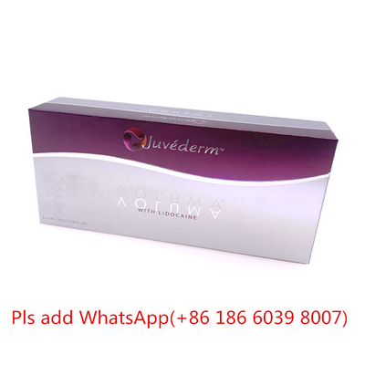 Remplisseur cutané Juvederm d'acide hyaluronique pour maintenir l'élasticité de peau