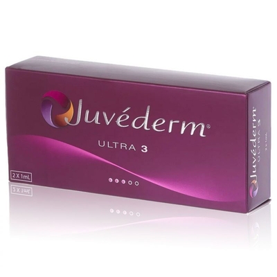 Acide hyaluronique injectable de Juvederm Ultra3 pour le remplisseur 2x1ml cutané de lèvre