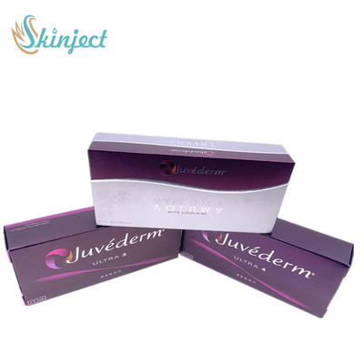 Acide hyaluronique cutané Nasolabial Juvederm Ultra3 de remplisseur des lèvres 2x1ml de plis