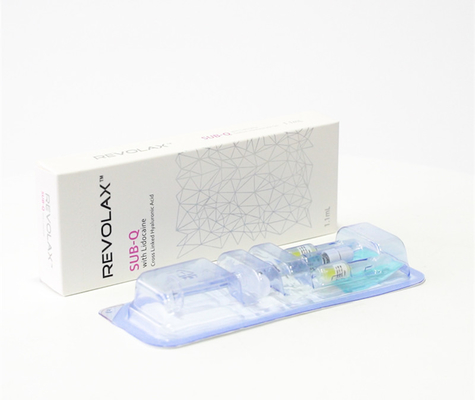 Remplisseur lié croisé ha injectable de lèvre de 1,1 ml Revolax cutané