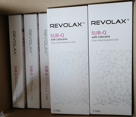 Remplisseur lié croisé ha injectable de lèvre de 1,1 ml Revolax cutané
