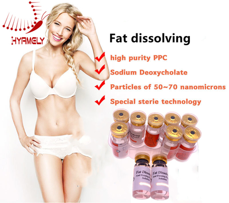 Grosse solution lipolytique de dissolution de sérum de Hyamely amincissant pour le visage de Boay