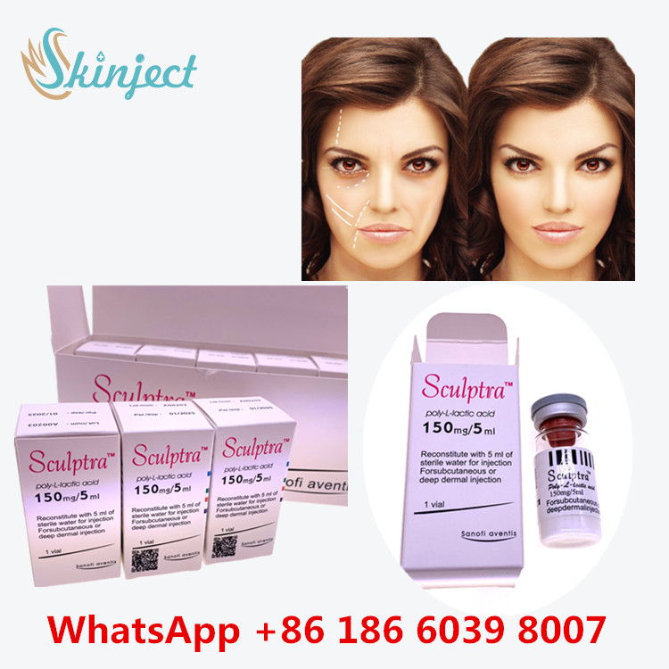 Injection du Poly-l-lactique-acide PLLA de  pour le tassement facial