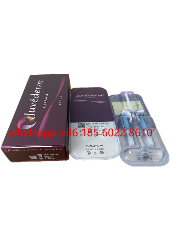 Juvederm ultra massage facial de l'acide hyaluronique 3 2x1ml raye les remplisseurs cutanés pour les lèvres sexy