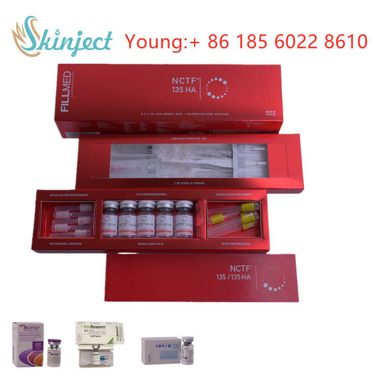 Rempli de Nctf 135ha Mesothérapie Booster Injectable pour la peau pour le renversement de l' âge Energizer Filorga Anti-Aging Enlever les rides