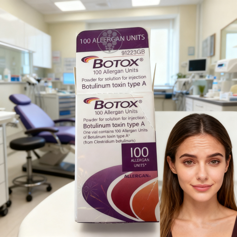 Toxine injectable Allergan 100u pour le visage onabotulinumtoxinA Type A Améliorer les rides du visage