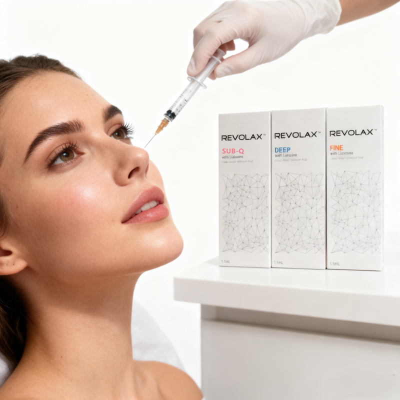 Revolax 1.1ml Filler Lèvres Profond Gel Réticulé Injection Acide Hyaluronique Lèvres Comblement Derme