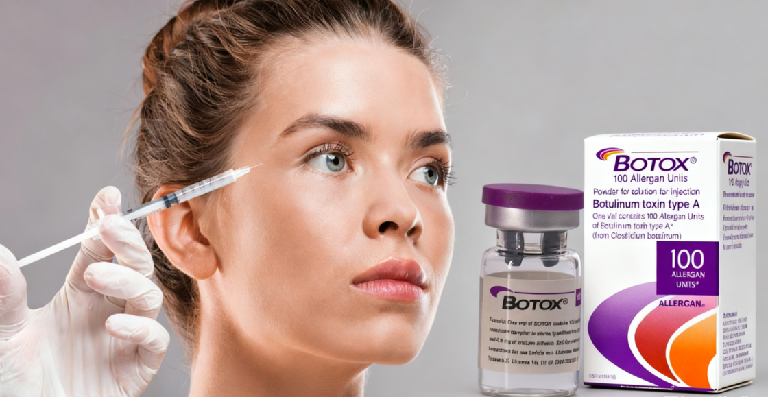 100u Safety Cosmetic Botulinum Toxin Allergan Botox for Face Care