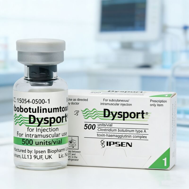 Injections esthétiques médicales dysportives 500 u abobotulinumtoxinA Toxine de type A pour les pattes de corbeau