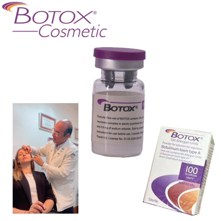 Toxine botulique 100 unités toxine pour éliminer les rides Application faciale Peptide poudre lyophilisée