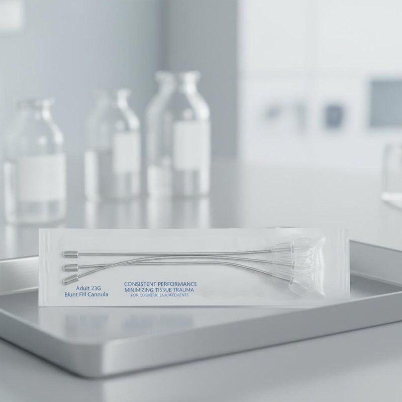 Canules à remplissage émoussé pour adultes de 23 G offrant des performances constantes et minimisant les traumatismes tissulaires lors des améliorations cosmétiques