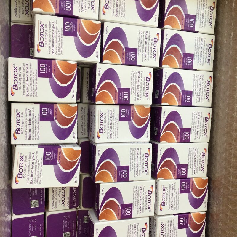 Toxin Allergan 100 u Formulation en poudre de Toxine Botulinique offrant des avantages de lissage des rides, de la relaxation musculaire et du contournement du visage