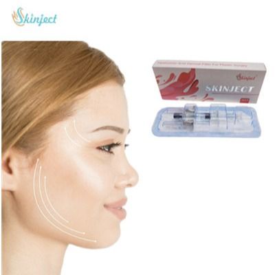 Injections liées croisées de gel d'acide hyaluronique pour le nez Chin Cheek Filler 2ml/boîte
