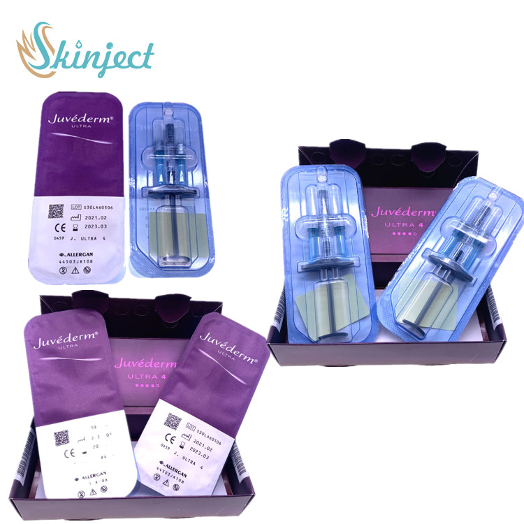 Injection ultra 4 Juvederm pour l'acide hyaluronique lié par croix cutanée de remplisseur d'élargissement de lèvre