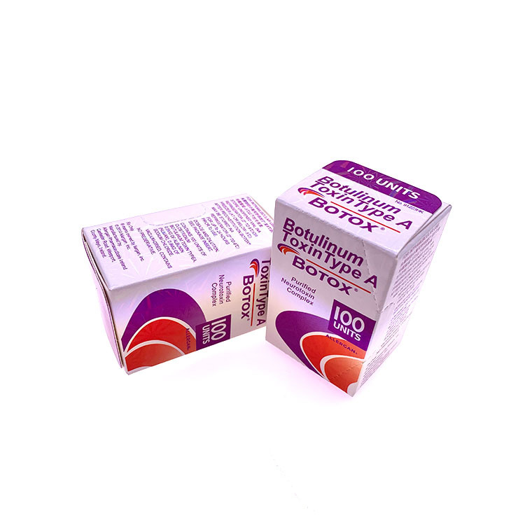 Toxine botulinum de  Allergan de retrait fortement efficace de ride dactylographier une unité 100