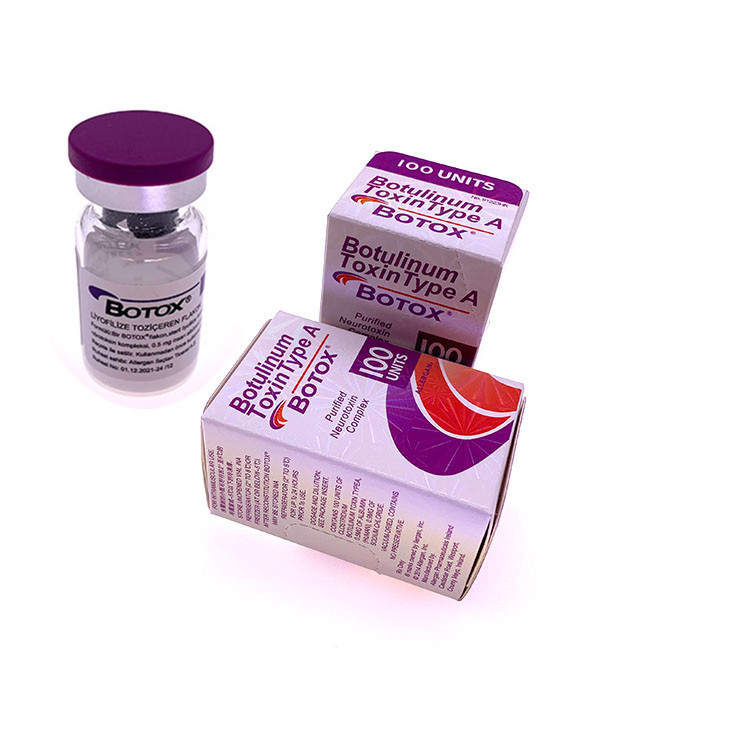 Dactylographiez à une injection d'Allergan de 100 unités la toxine botulinum remplisseur cutané