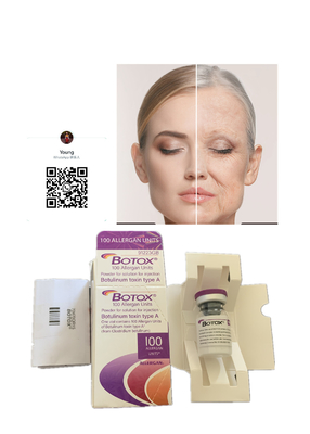 Toxine botulinum  Allergan 100 remplisseurs cutanés d'unités pour des soins de la peau