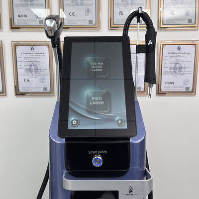 Épilation au laser à diode, rajeunissement de la peau, machine de beauté Pico Laser 2 en 1