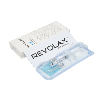 Revolax avec Lido Deep 1, 1 ml Seringue pour les rides profondes Augmentation des lèvres