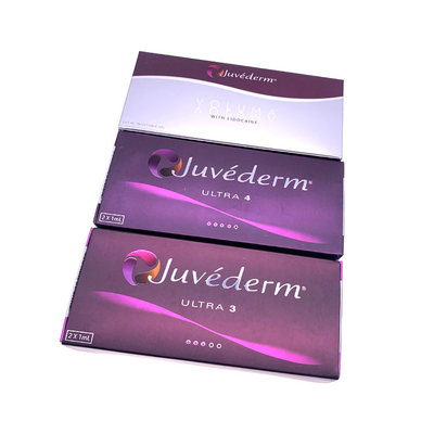 Juvaderm Dermal Filler Cross Linked Hyaluronic Acid Gel pour les lèvres du nez et la mâchoire