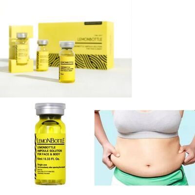 Dissolvant de graisse de bouteille de citron favorisant la perte de poids Solution lipolytique